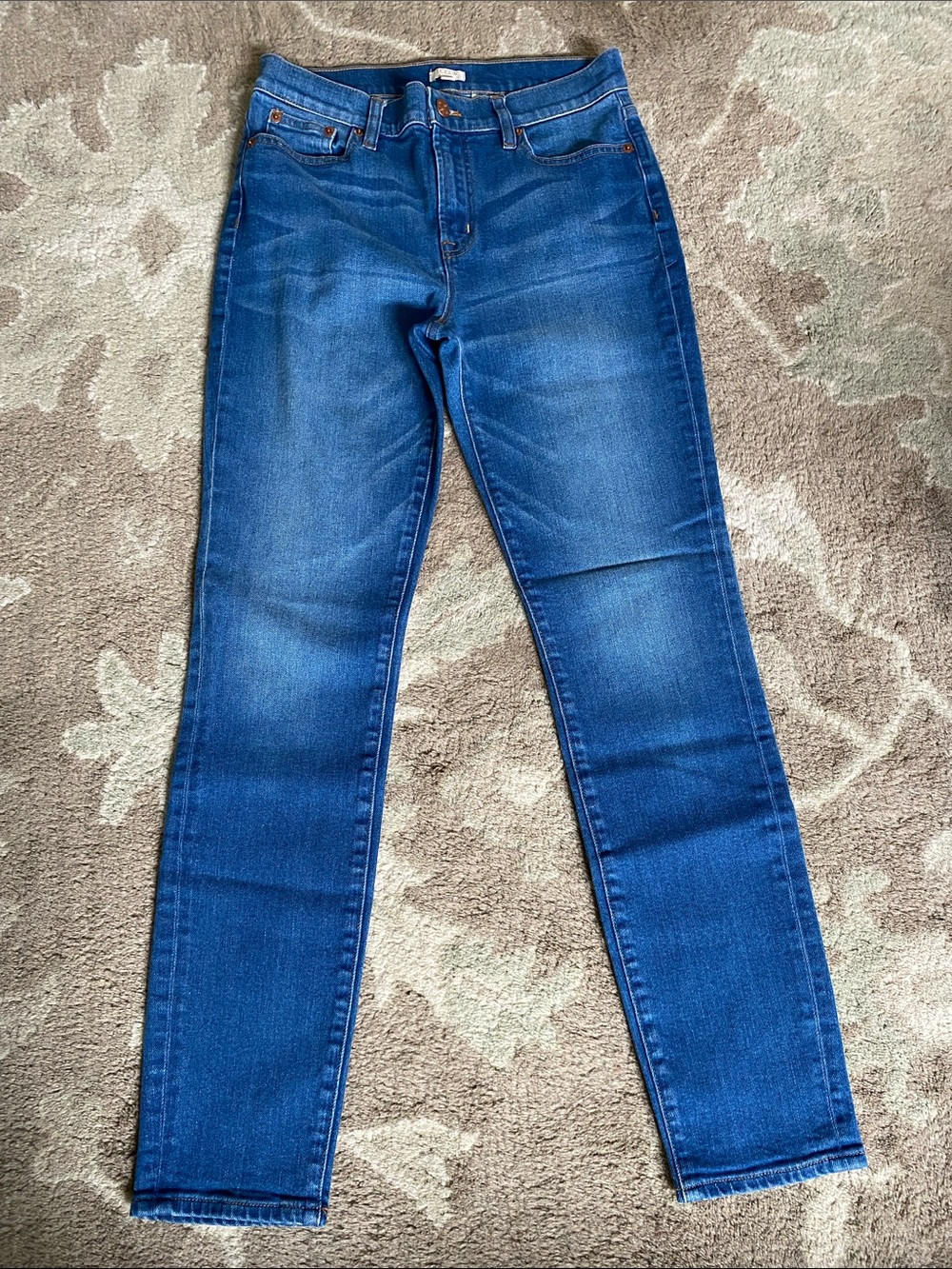 J. Crew Factory Daisy Mid/High Rise Skinny Jeans Size 27 99% Cotton